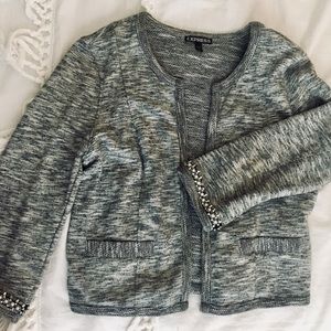 Express Cropped Jeweled Jacket